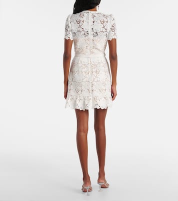 Robe en dentelle à fleurs | Self-Portrait