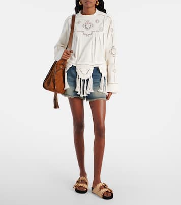 Sandalen Lennyo aus Raffiabast mit Leder | Isabel Marant