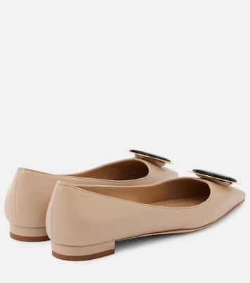 Chiaran leather ballet flats | Manolo Blahnik