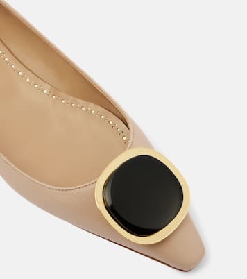 Chiaran leather ballet flats | Manolo Blahnik