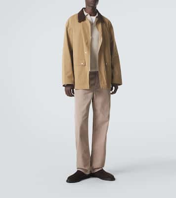 Frank corduroy-trimmed cotton jacket | The Row
