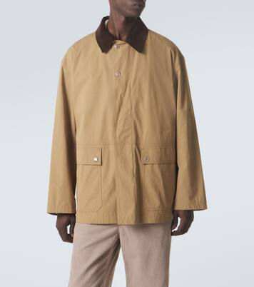 Frank corduroy-trimmed cotton jacket | The Row