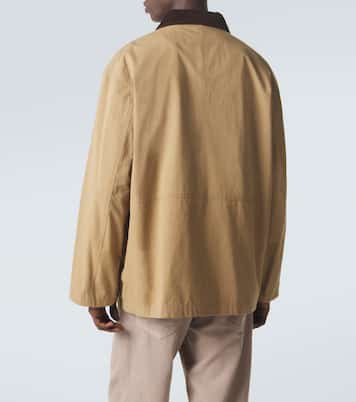 Frank corduroy-trimmed cotton jacket | The Row