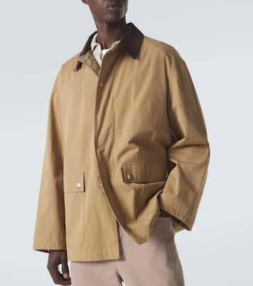 Frank corduroy-trimmed cotton jacket | The Row