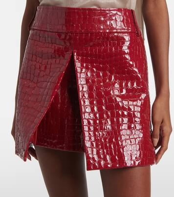 Minifalda de piel grabada | Tom Ford