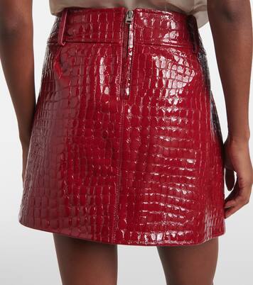 Minifalda de piel grabada | Tom Ford
