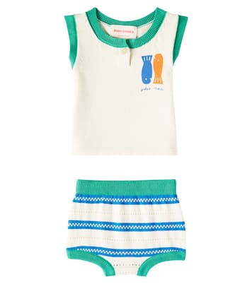 Baby Lucky Fish cotton top and bloomers set | Bobo Choses