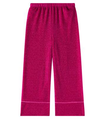 Lumière lamé wide-leg pants | Oséree Kids