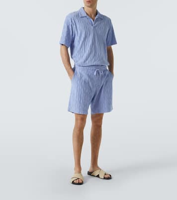 Faustino cotton terry polo shirt | Frescobol Carioca