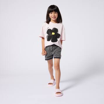 Embellished denim shorts | Marc Jacobs Kids