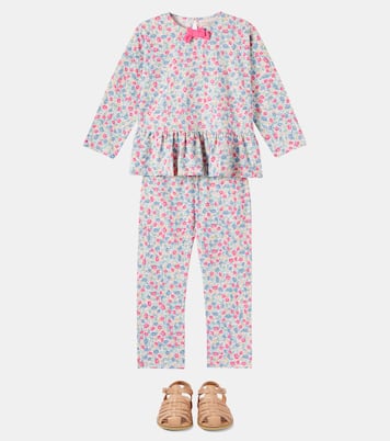 Floral cotton top and pants set | Konges Sløjd