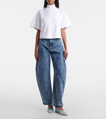 T-Shirt aus Baumwoll-Jersey | Alaïa