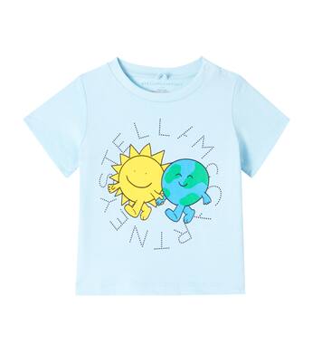 Baby printed cotton jersey T-shirt | Stella McCartney Kids