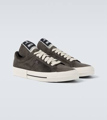 x Converse zapatillas de pelo de becerro | Rick Owens