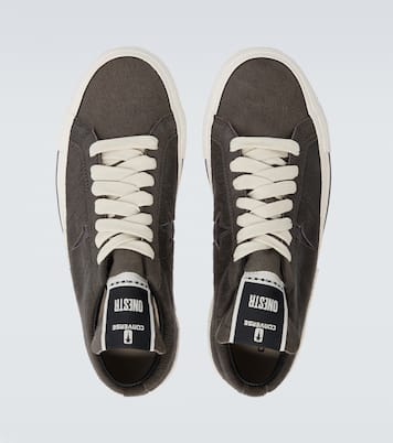 x Converse zapatillas de pelo de becerro | Rick Owens