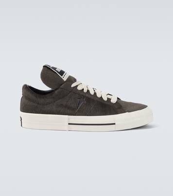 x Converse zapatillas de pelo de becerro | Rick Owens