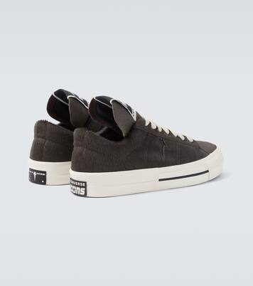 x Converse zapatillas de pelo de becerro | Rick Owens
