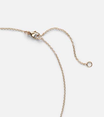 14kt gold necklace with diamonds | Stone and Strand