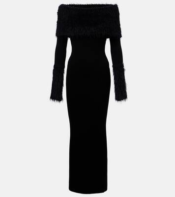 Robe longue à encolure bardot | Jean Paul Gaultier