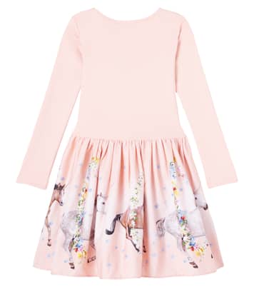 Robe Casie Warm imprimée en coton mélangé | Molo