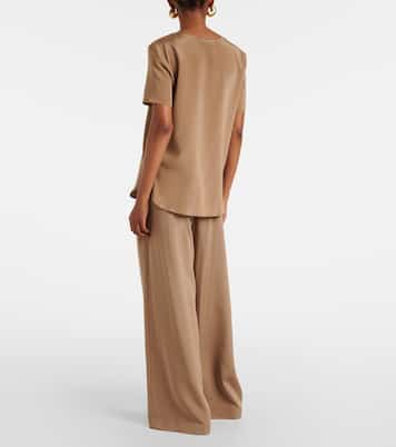 T-Shirt Aris aus einem Seidengemisch | Max Mara