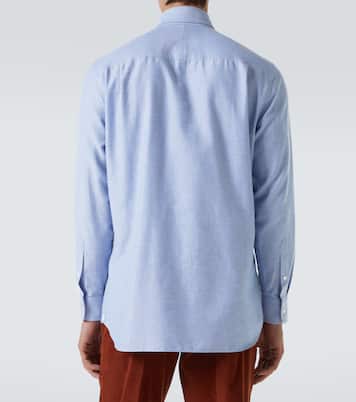 Cotton and cashmere Oxford shirt | Dunhill