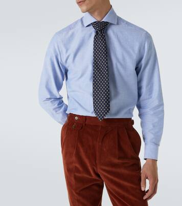 Cotton and cashmere Oxford shirt | Dunhill