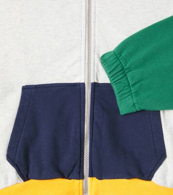 Zip-up cotton fleece sweatshirt | Bobo Choses