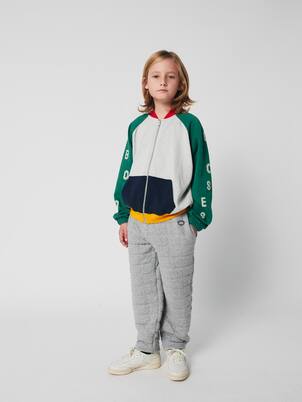 Zip-up cotton fleece sweatshirt | Bobo Choses
