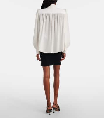 Blusa en crepé de china de seda | Chloé
