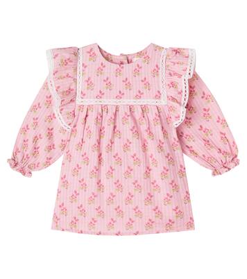 Baby Isquia floral ruffled cotton dress | Cozmo