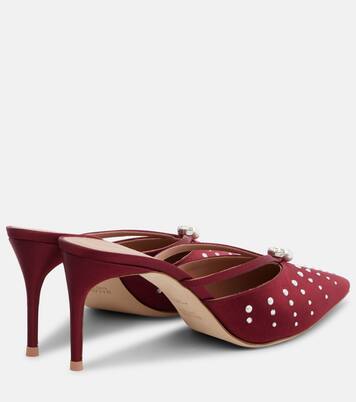 Mules Marisa 70 en satin à ornements | Malone Souliers