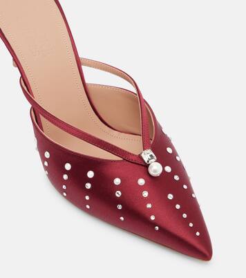 Mules Marisa 70 en satin à ornements | Malone Souliers
