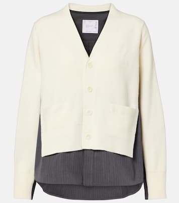 Cardigan aus Wolle | Sacai