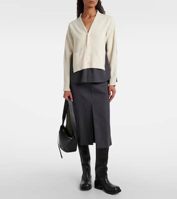 Cardigan aus Wolle | Sacai