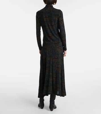 Aurelia printed jersey turtleneck top | Ulla Johnson