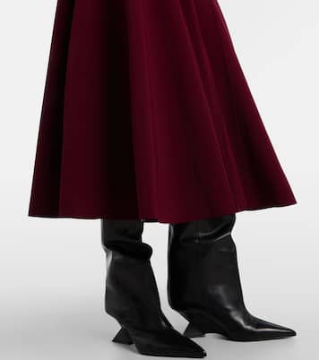 High-rise midi skirt | Norma Kamali