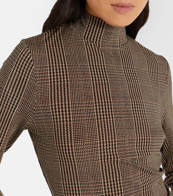Nate houndstooth jersey top | Veronica Beard