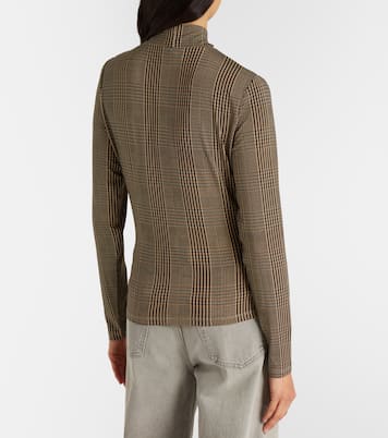 Nate houndstooth jersey top | Veronica Beard