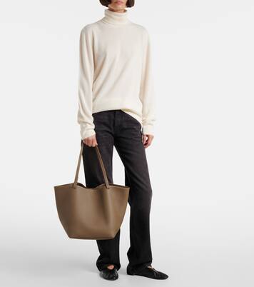 Park Three leather tote bag | The Row