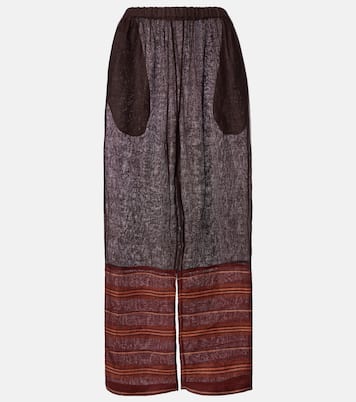 Cropped-Hose aus Leinen | Tory Burch