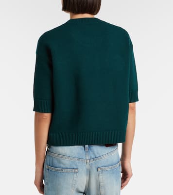 Logo wool top | Gucci