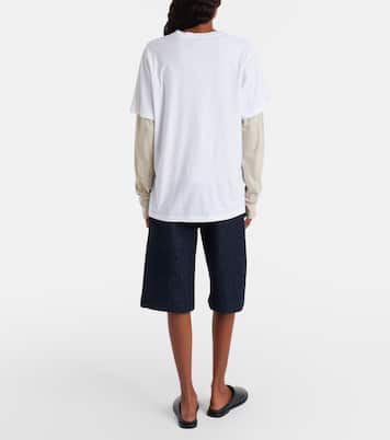 Short ample à taille basse en jean | Frame