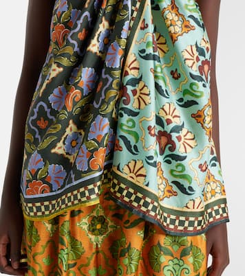 Top Cece in seta con stampa | Alémais