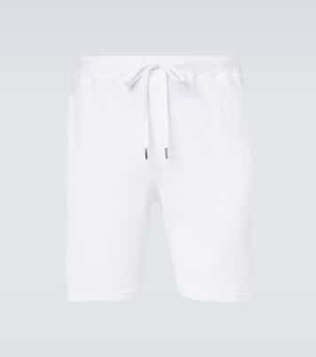 Shorts aus Baumwollfrottee | Fedeli