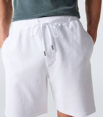 Shorts aus Baumwollfrottee | Fedeli