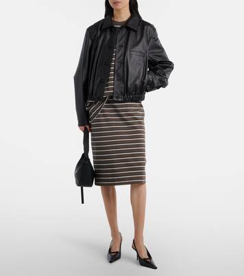 T-shirt oversize rayé en coton | Rotate