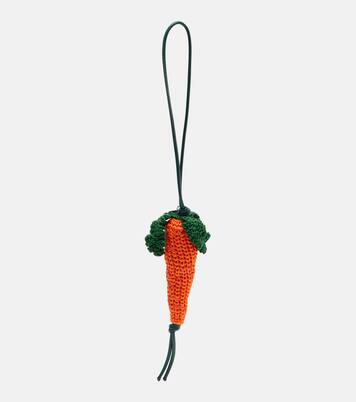 Carrot knitted bag charm | JW Anderson
