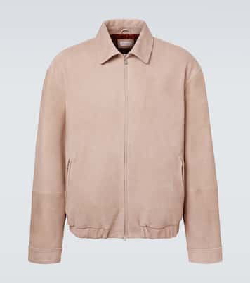 Suede blouson jacket | Brunello Cucinelli