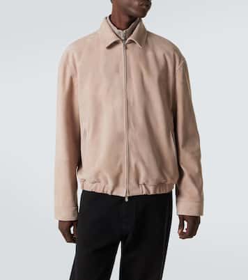 Suede blouson jacket | Brunello Cucinelli